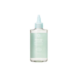 Bottle of Maria Nila 'Purifying Cleanser' on a white background