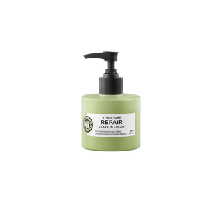 Maria Nila 'Structure Repair Leave In Cream' with pump on a white background