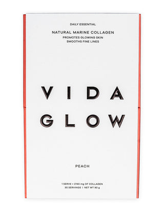 Vida Glow Natural Marine Collagen Sachets - Peach